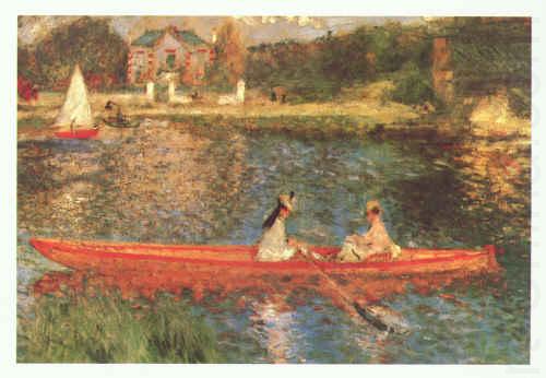 Pierre Renoir Boating on the Seine china oil painting image